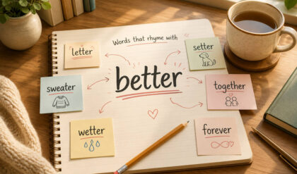 Words that rhyme with better