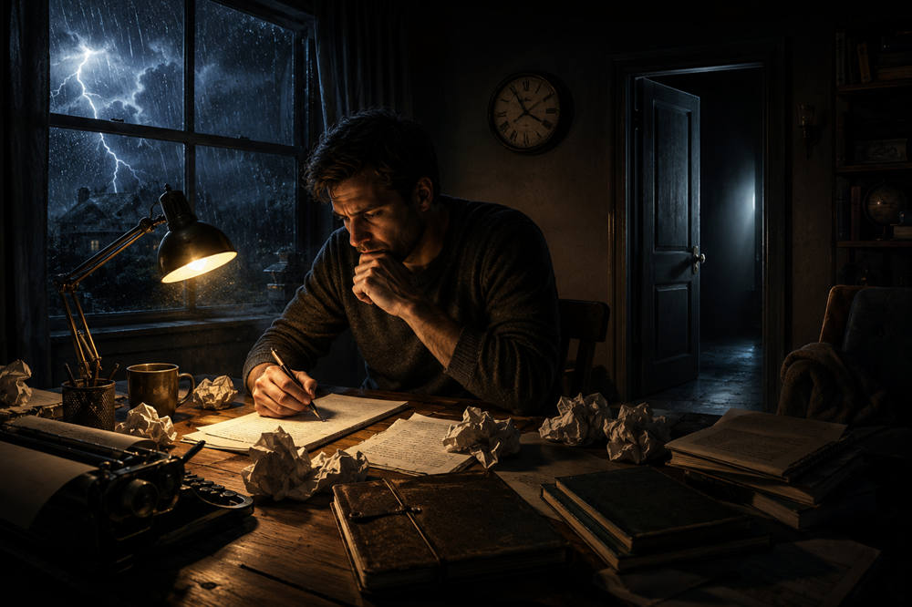 Writers can use to build suspense
