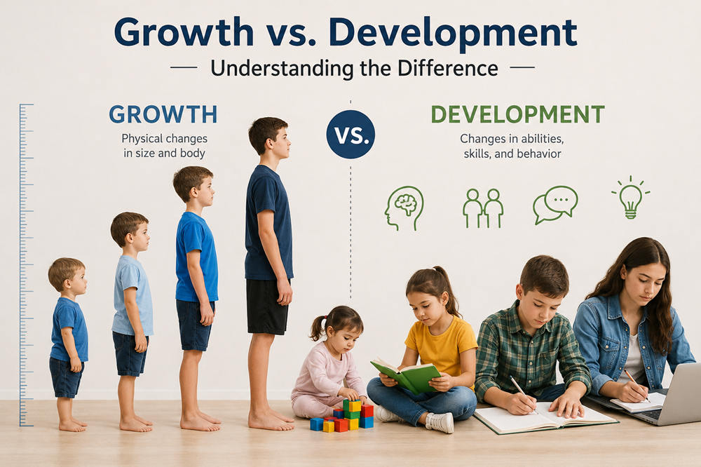 What Is the Difference Between Growth and Development