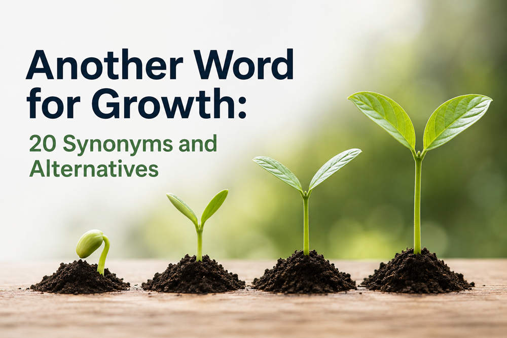 Another word for growth