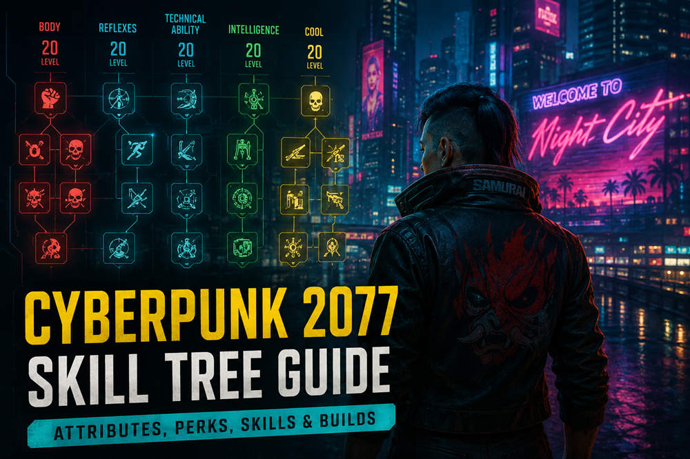 Cyberpunk skill tree