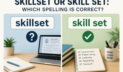Skillset or skill set