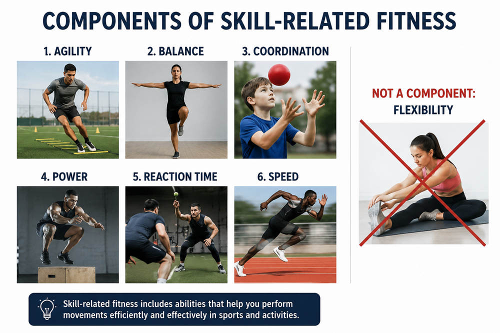 Which of the following is not a component of skill related fitness